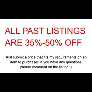 DISCOUNTS ON LISTINGS